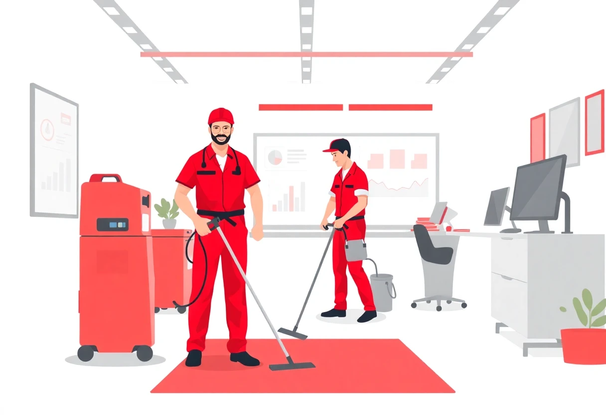 Travail d'agent de nettoyage