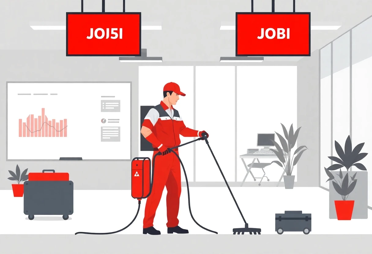 Technicien de nettoyage professionnel