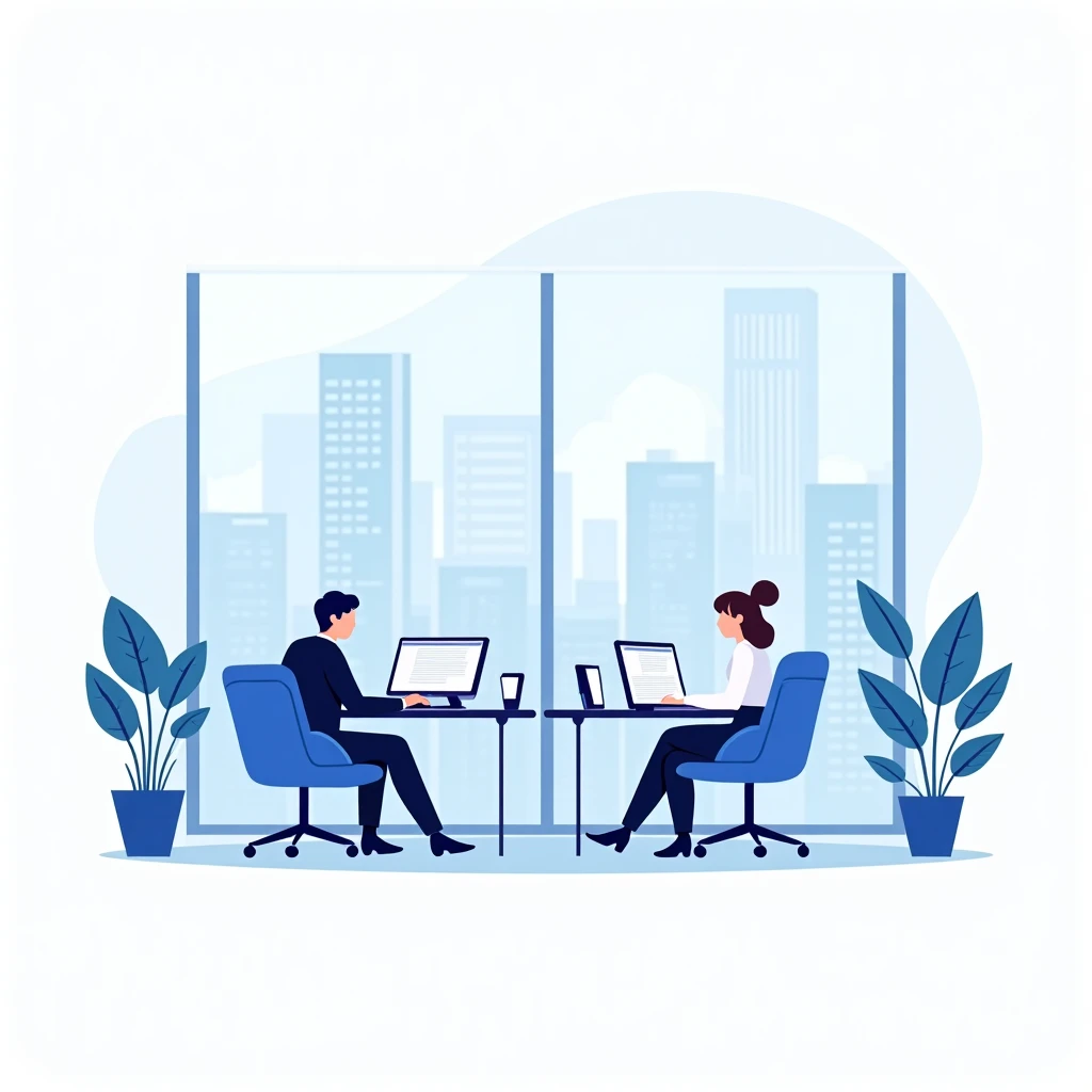 Bureau de télétravail premium