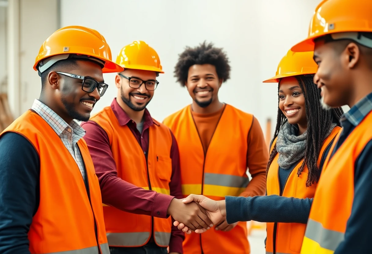Travail sur un chantier à Besançon