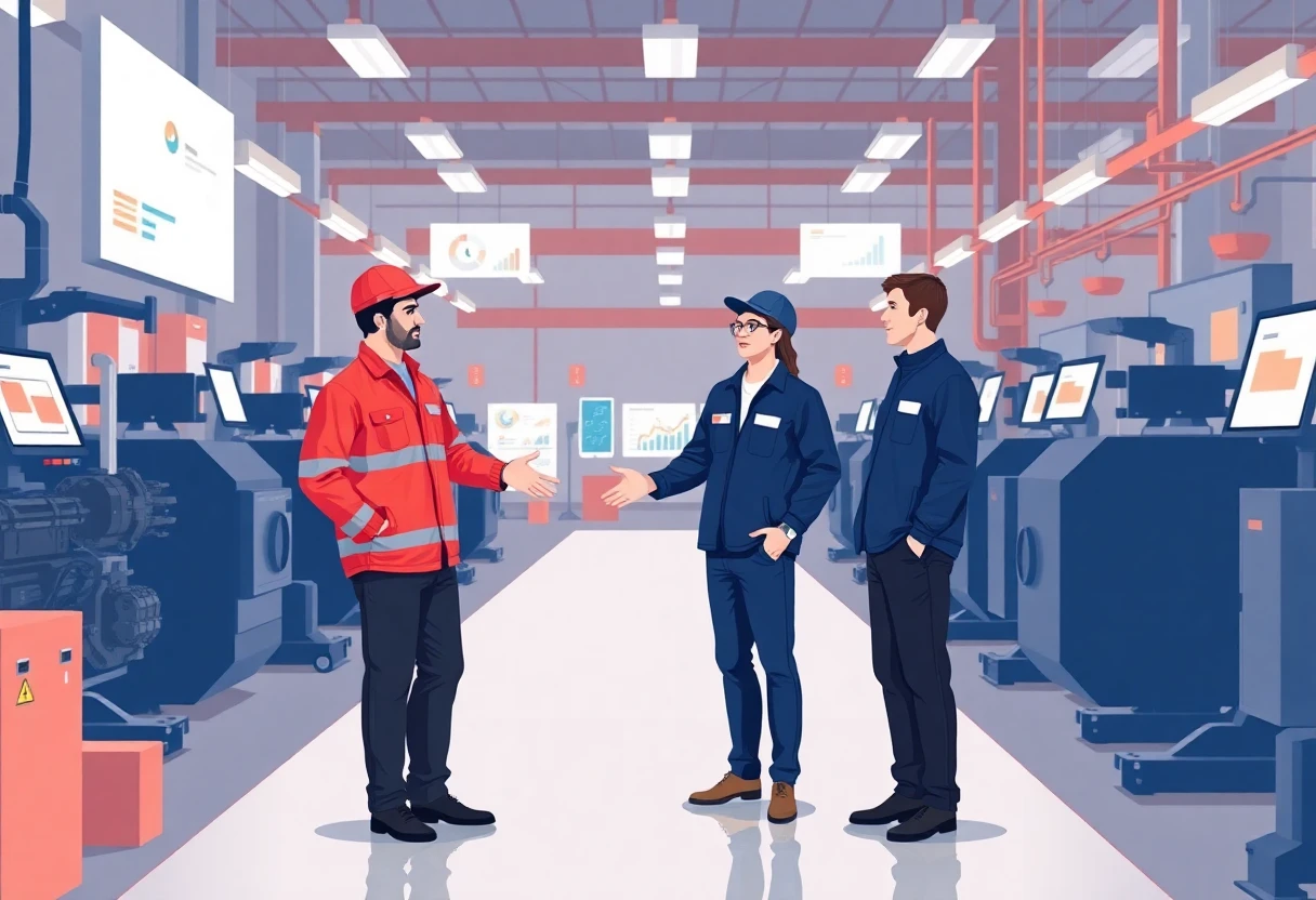 Collaboration en milieu de production