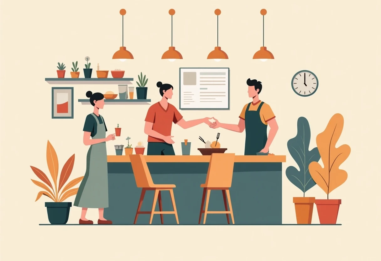 Travailleurs de la restauration