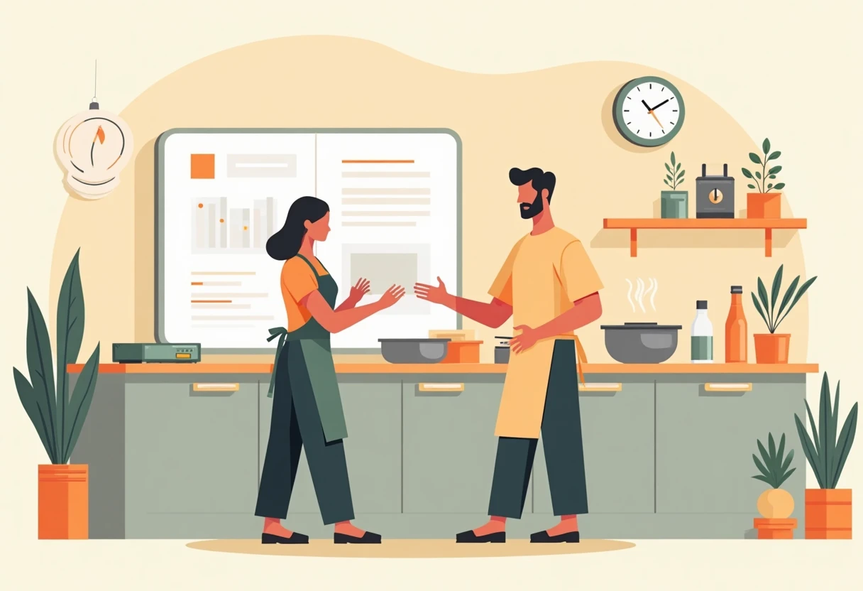 Chefs en cuisine