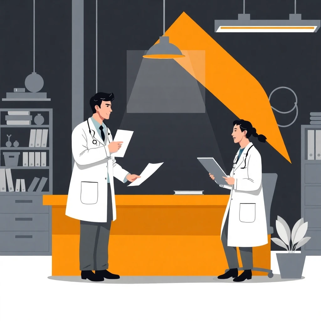 Discussion entre médecins