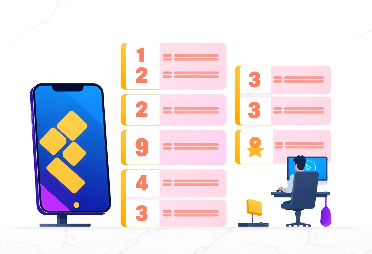 Premium mobile game interface