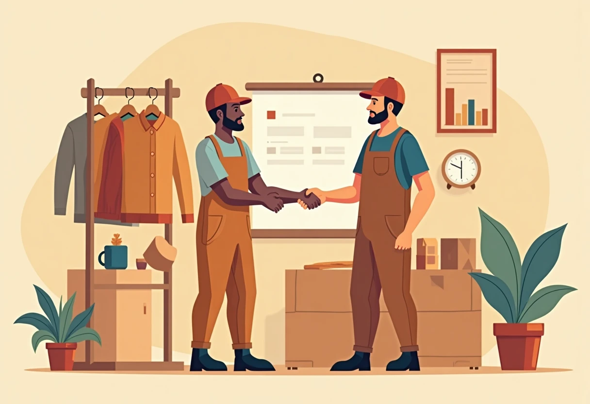 Travailleurs de la vente au détail en magasin