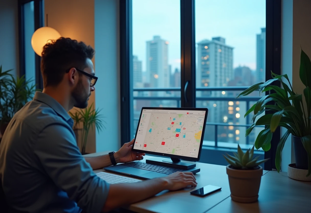 Interface de recherche de logement avancée