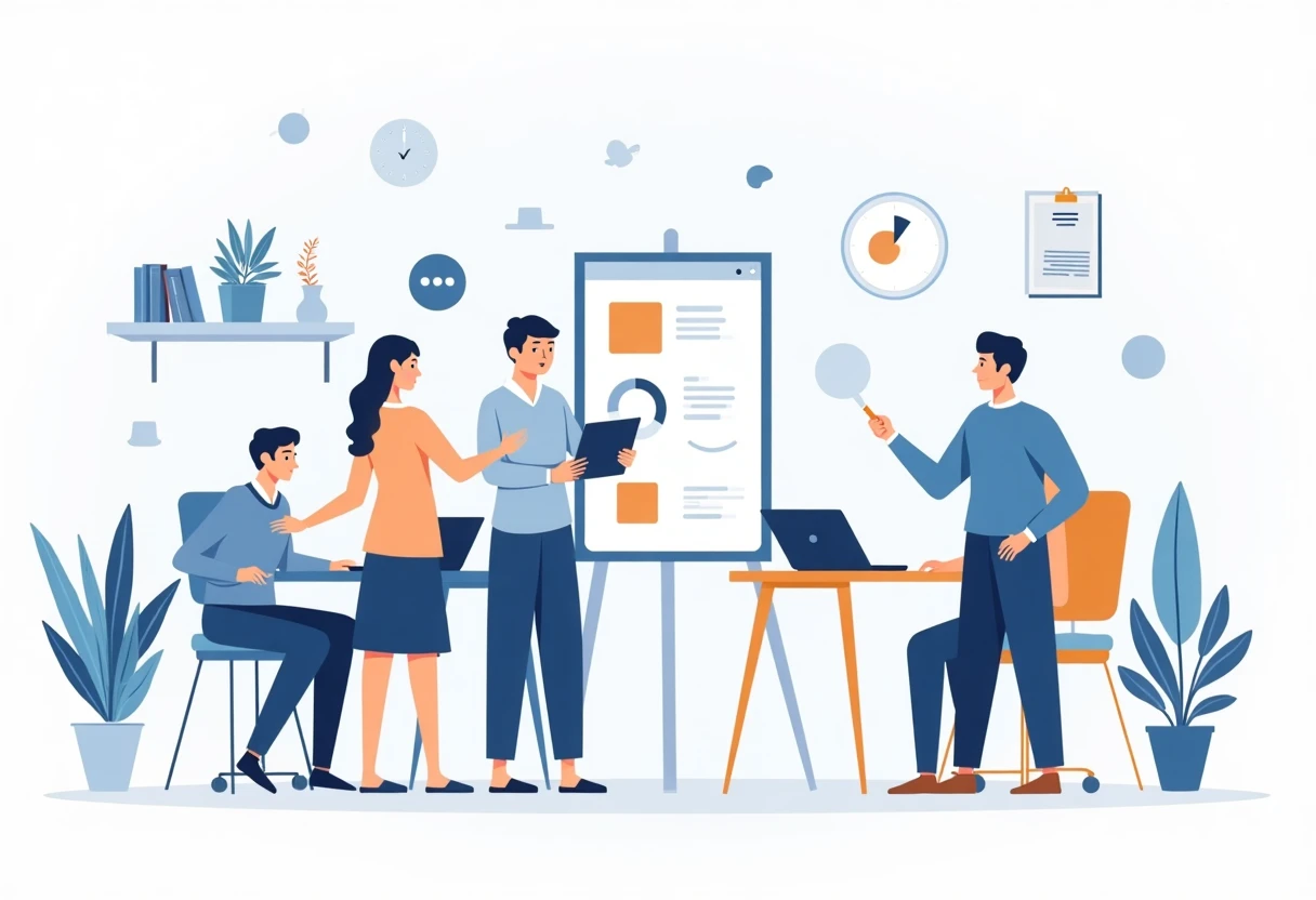 Jeune professionnel en formation