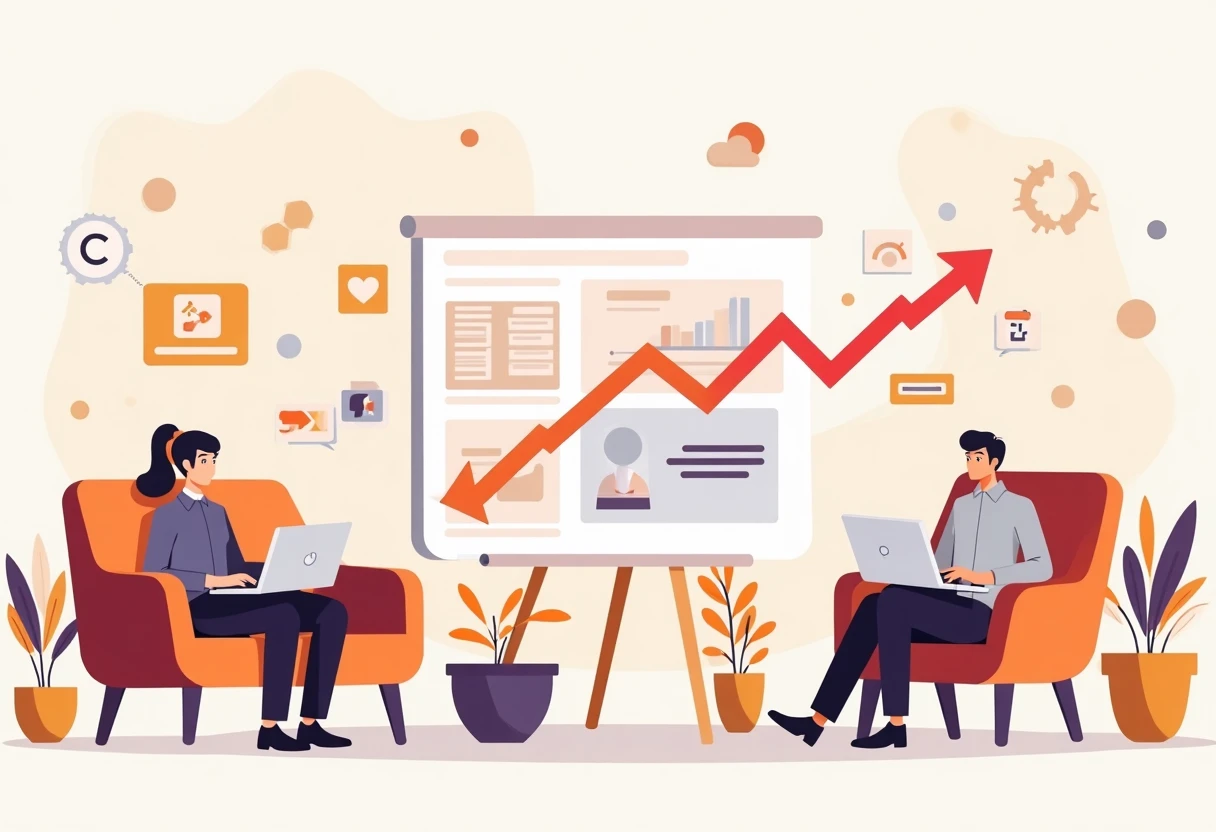 Développeur logiciel au travail