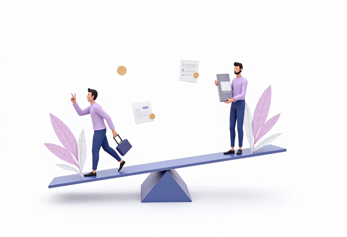 Illustration de comparaison de prêts