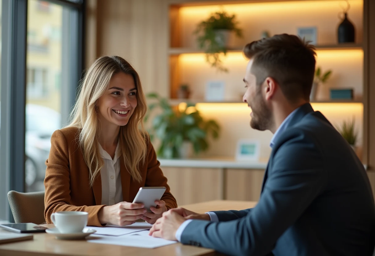 Conseil financier en agence bancaire