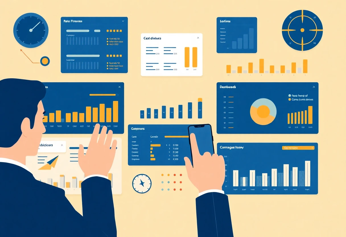 Professionnels comparant des options de prêt