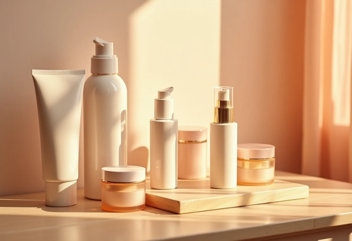 Collection de soins de la peau