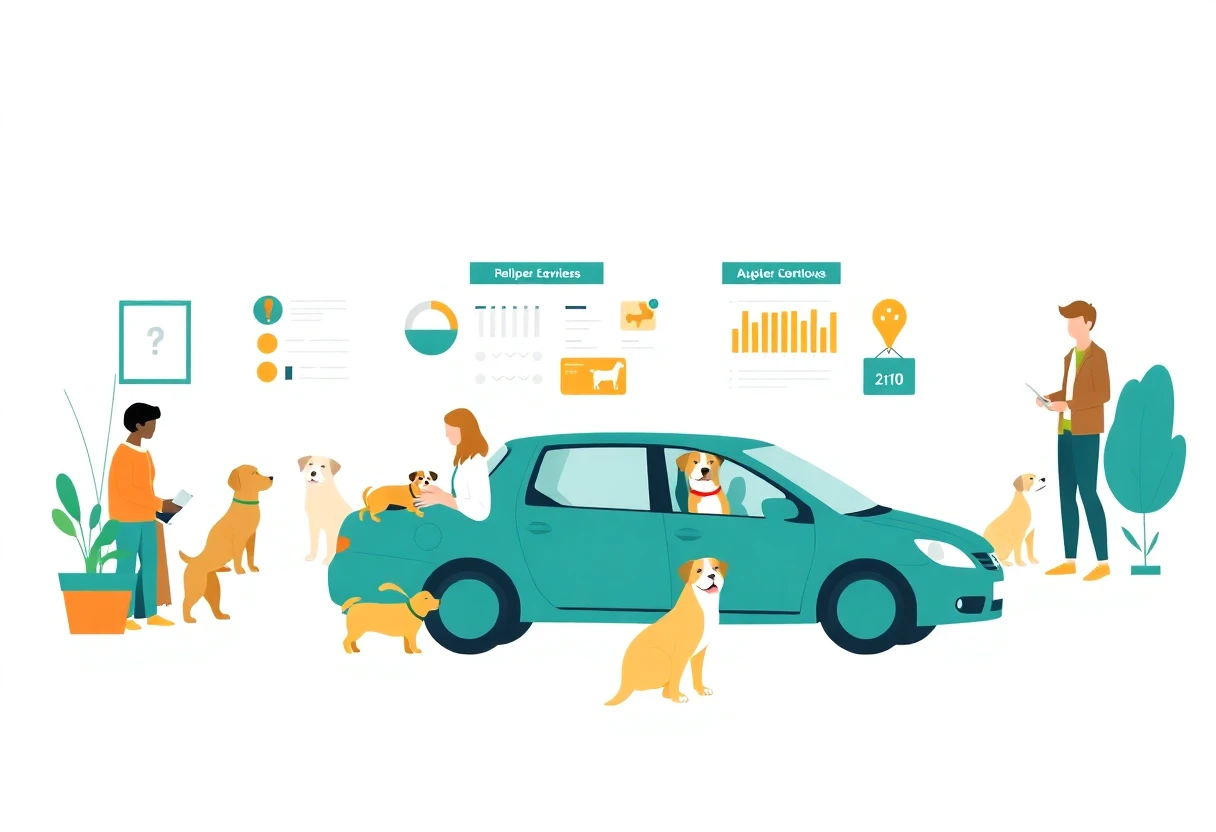 Rencontre dans un refuge pour chiens
