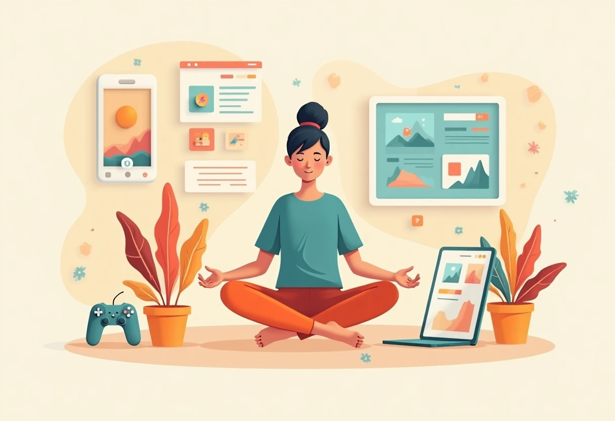 Meditation and focus concept