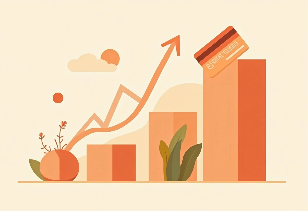 Illustration de croissance et récompenses