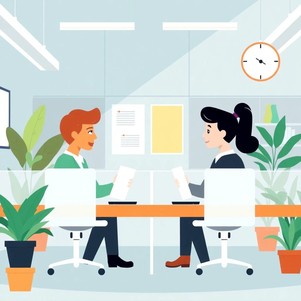 Un espace de travail administratif flexible