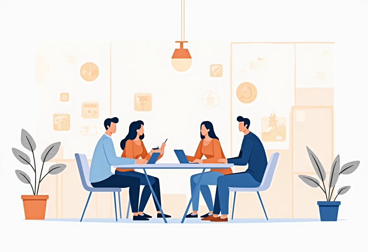 Discussion entre amis sur les applications de rencontre
