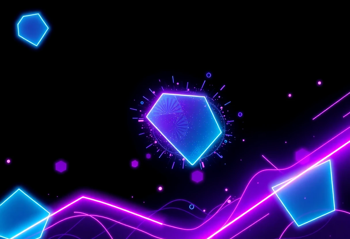 Illustration abstraite inspirée par le jeu