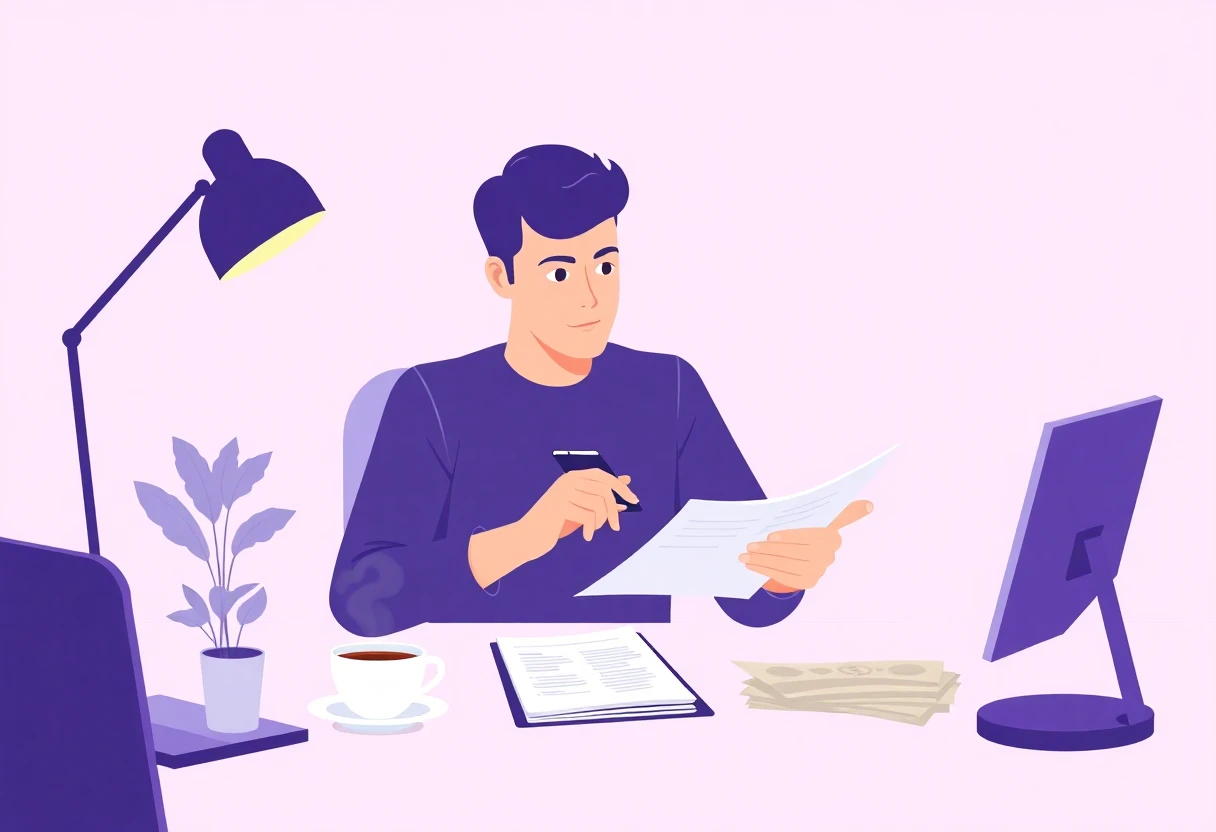 Reviewing loan options