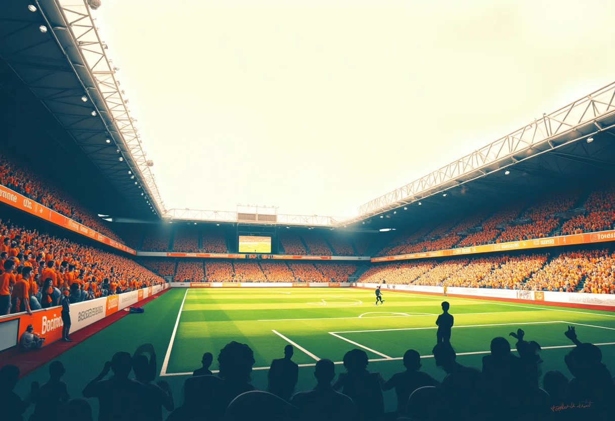 Stadion podczas meczu Ligue 1