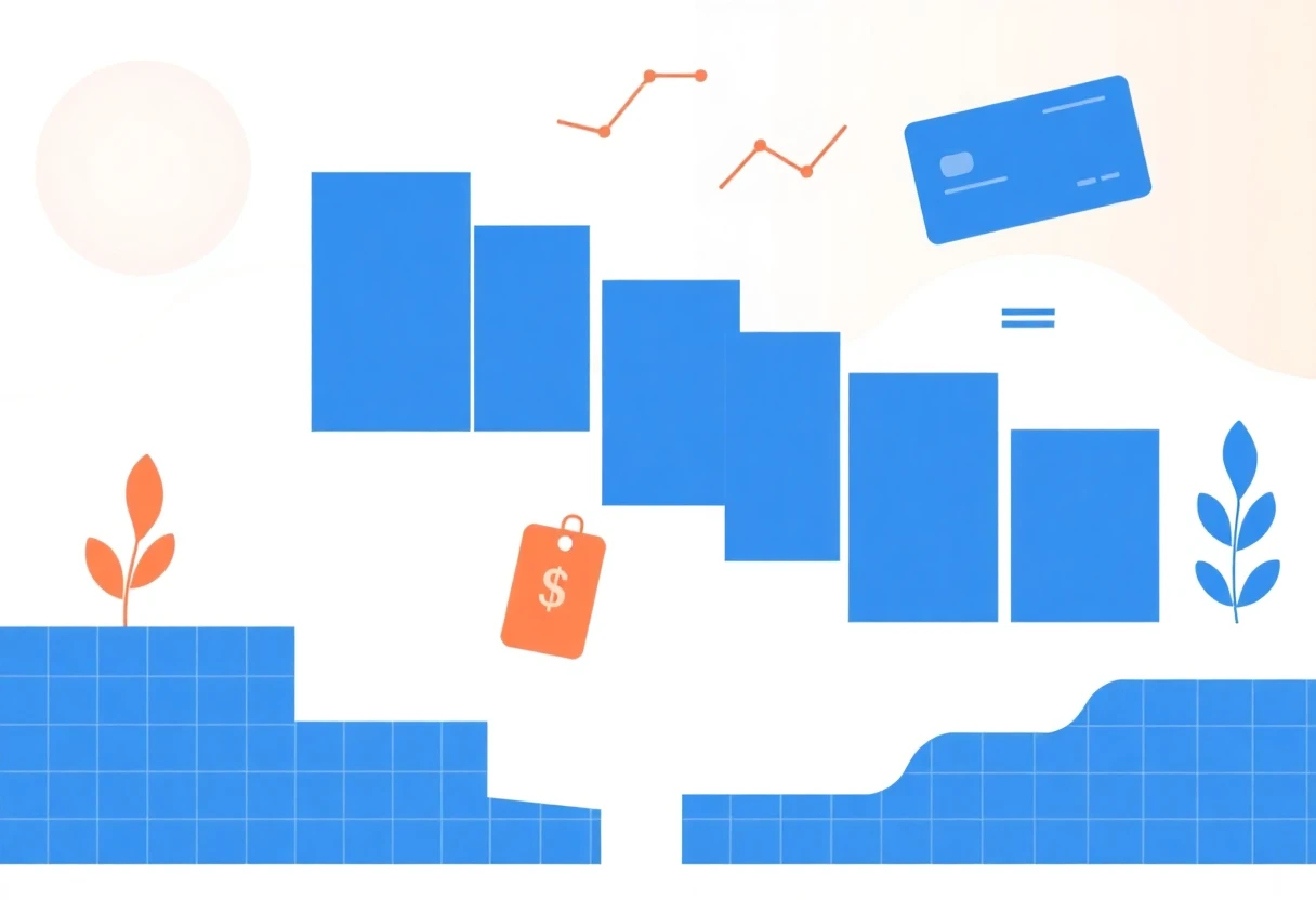 Visual representation of car financing options