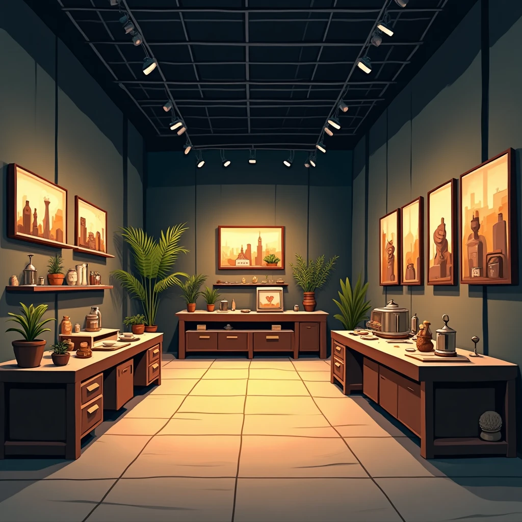 Showroom de productos de lujo