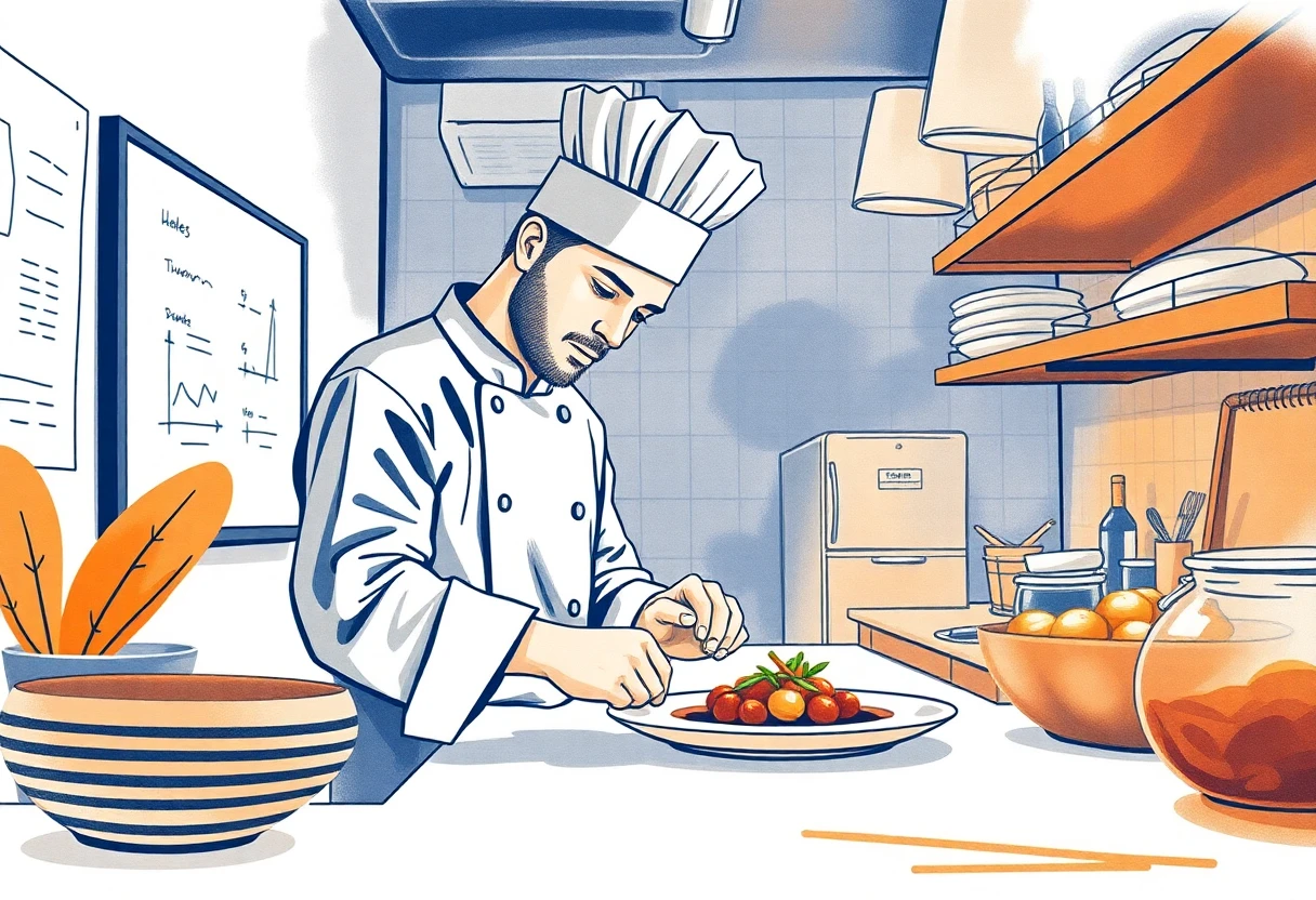 Chef en acción