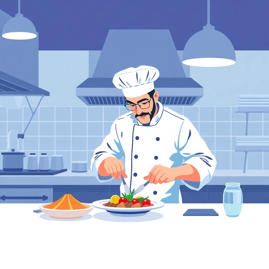 Chef en acción
