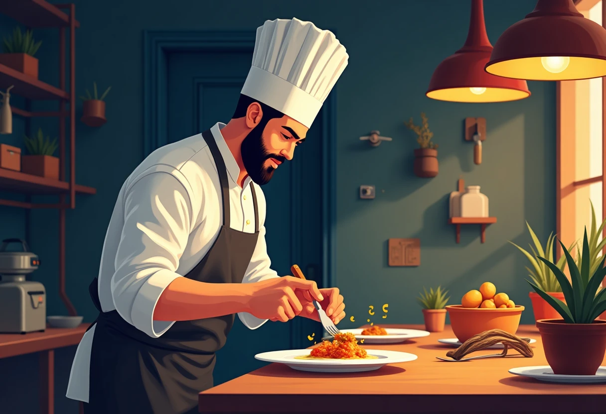Chef en acción