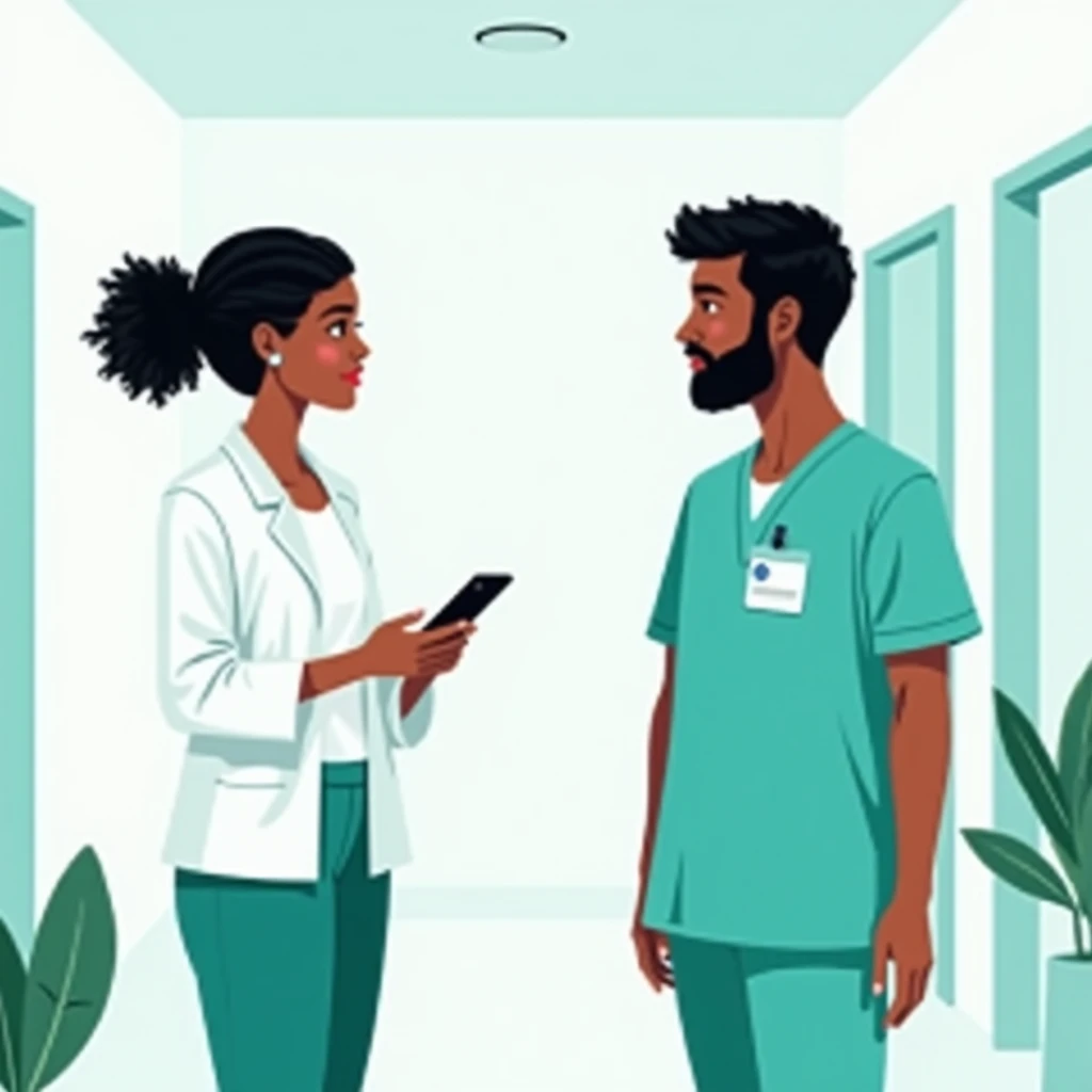 Discussion entre professionnels de santé