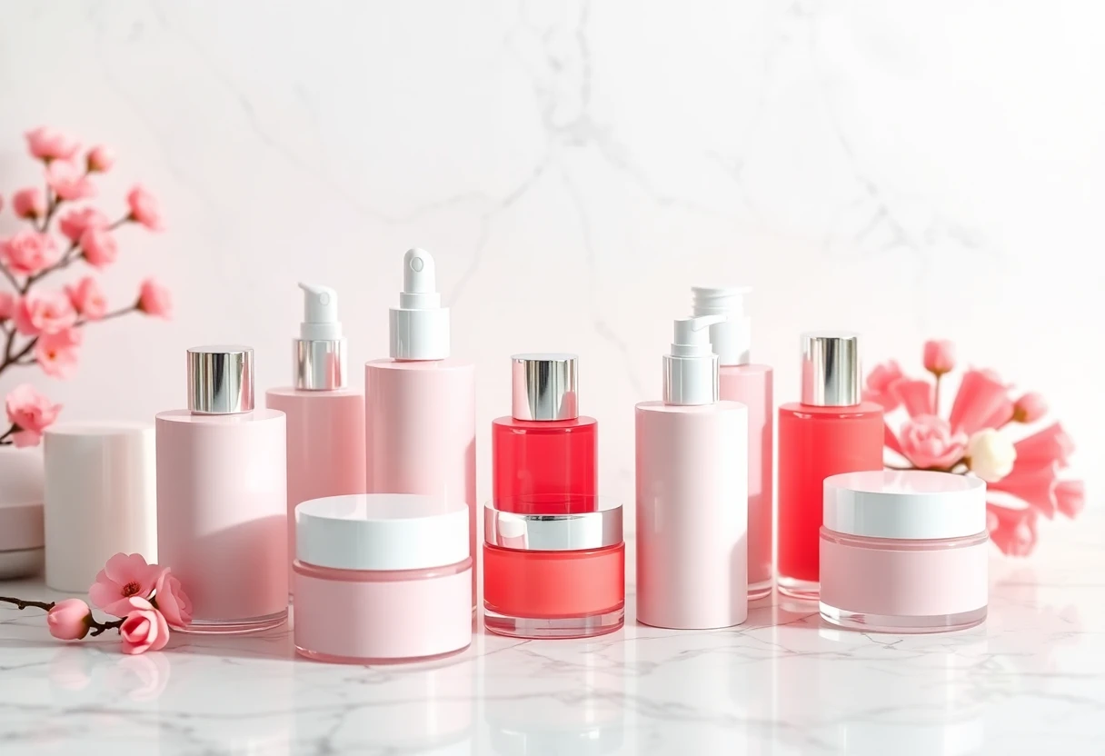 Produtos de beleza em destaque
