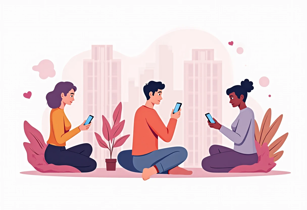 Personen, die Meditations-Apps nutzen