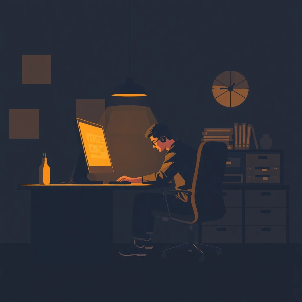 Trabajo nocturno en atención al cliente