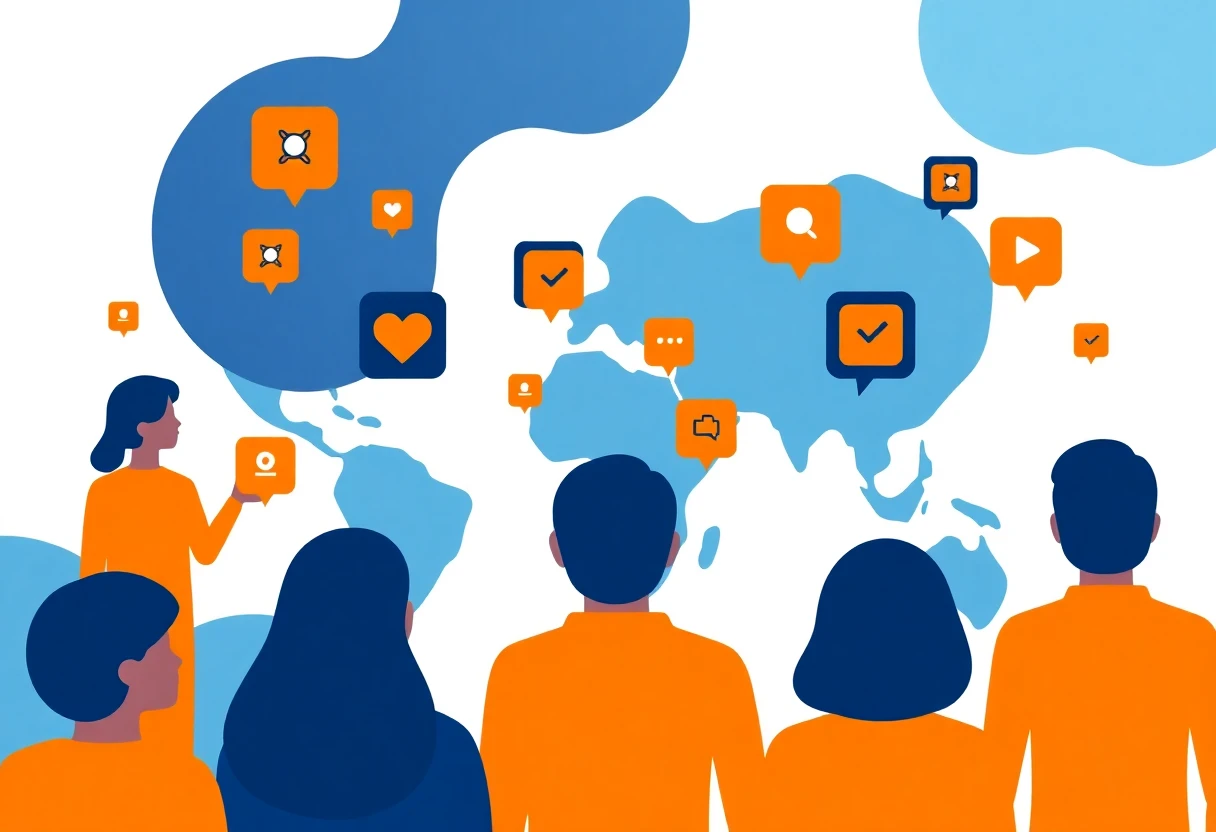 Conexão global através de apps