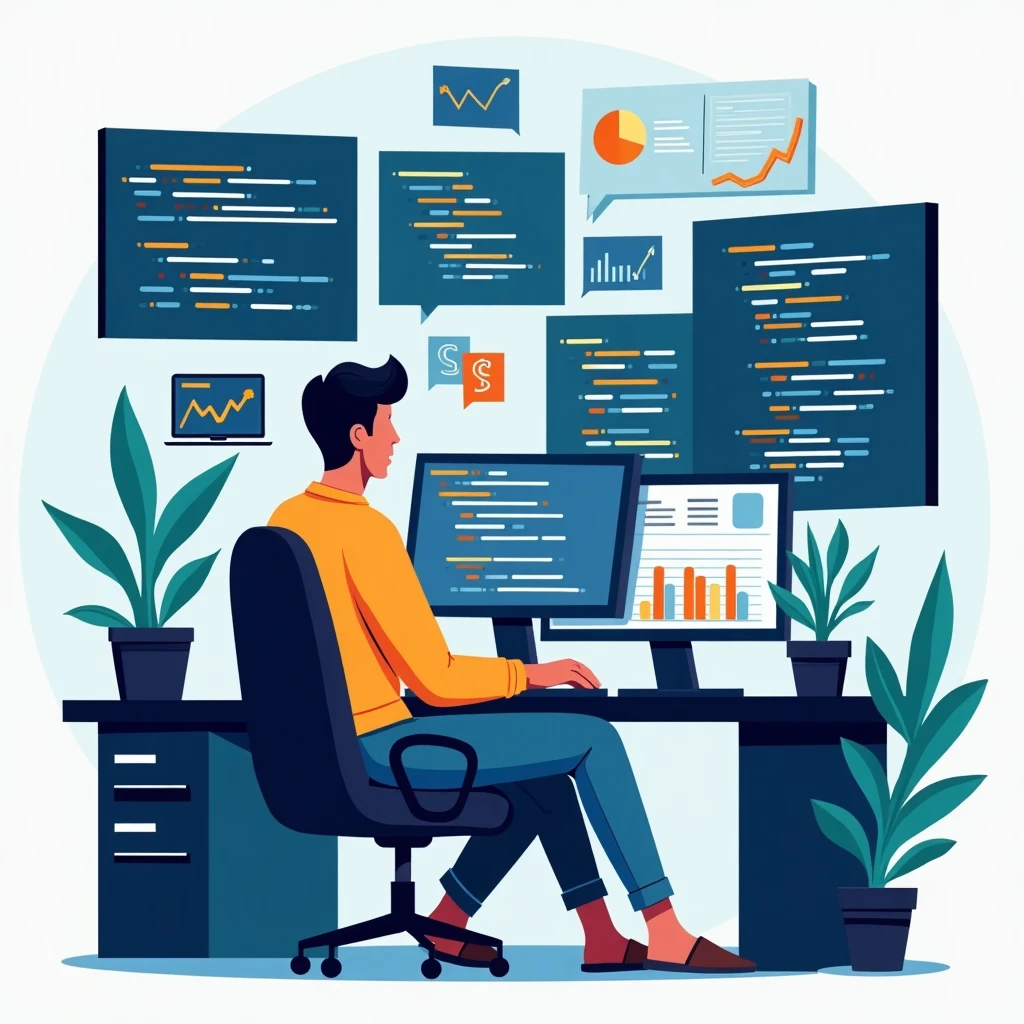 Ingeniero de software en acción