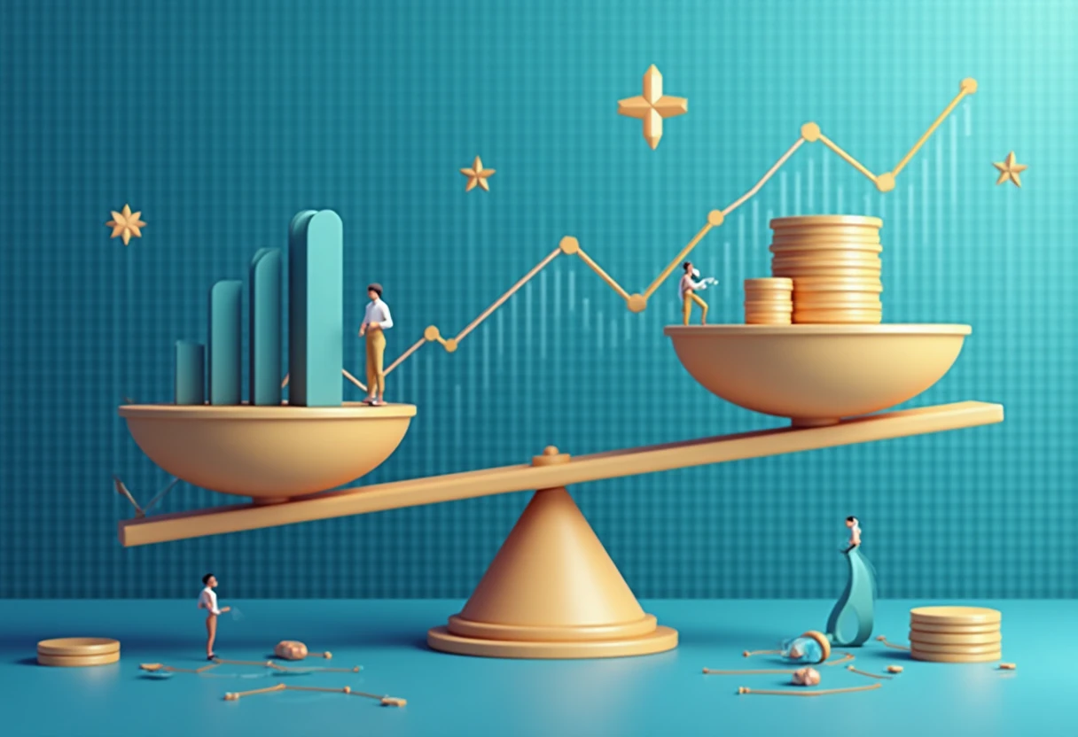 Balance scales illustration