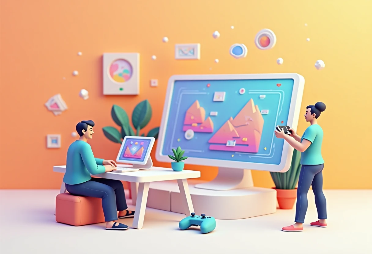 Abstract mobile gaming concepts