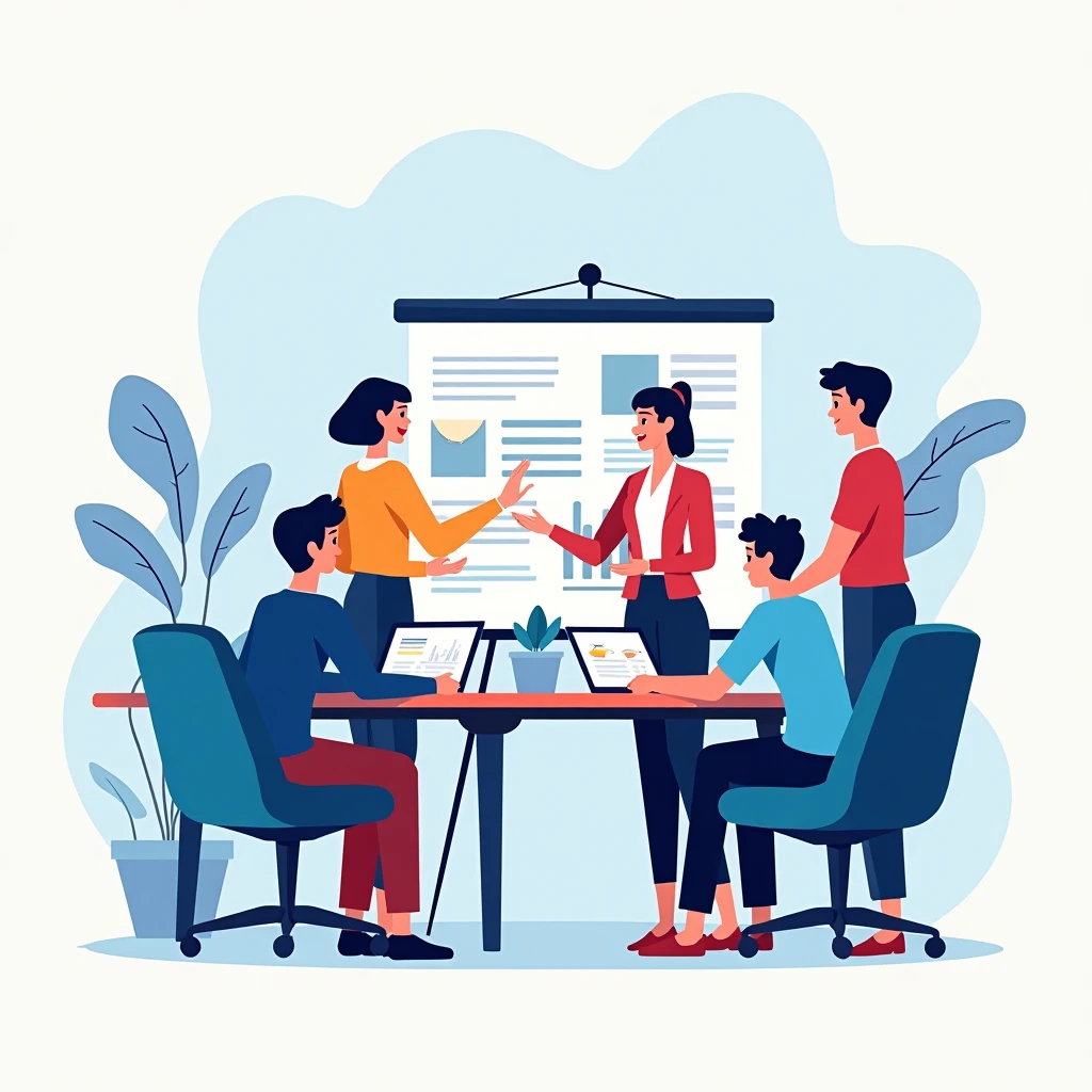 Reunión de estrategia de ventas