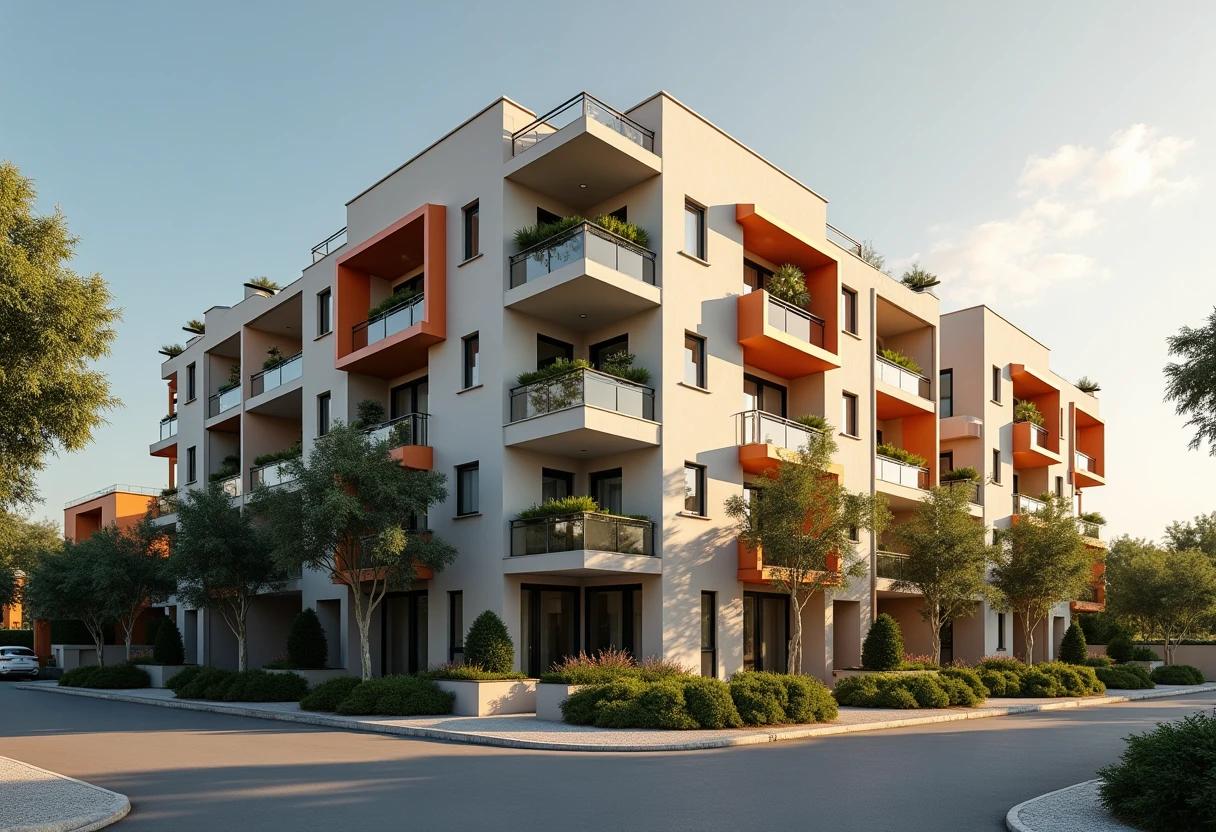 Edificio de apartamentos moderno