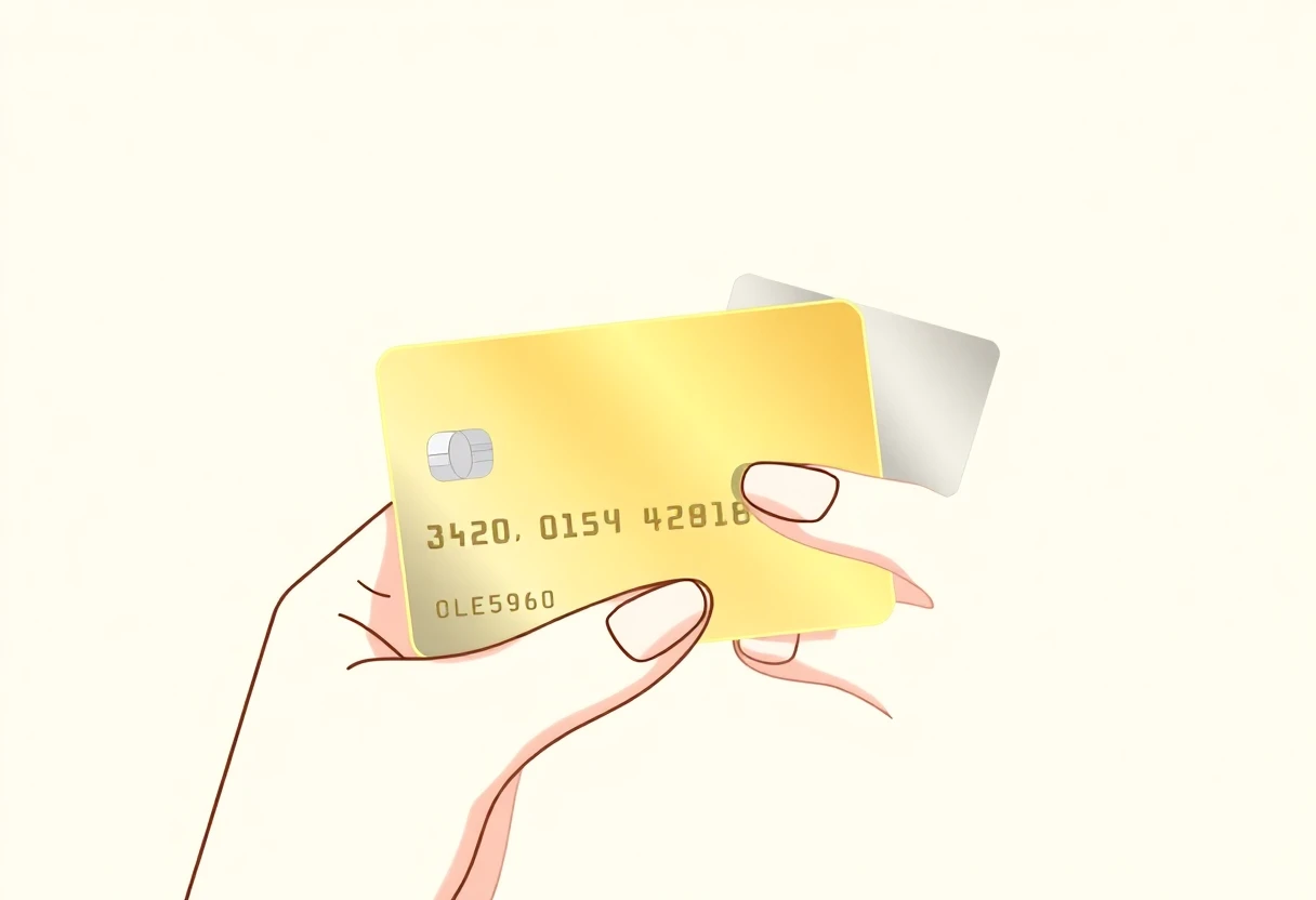 Ilustrație abstractă a cardurilor de credit
