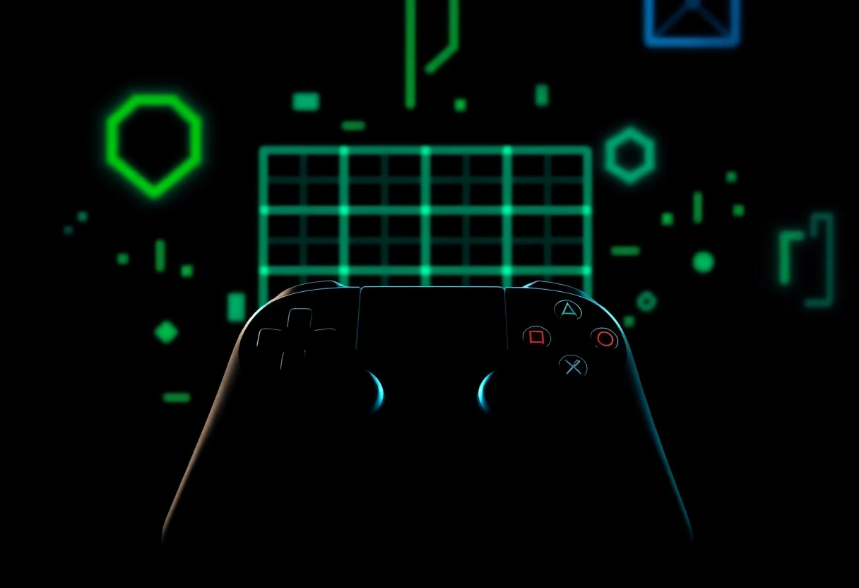 Abstrakte Darstellung von Mobile Games