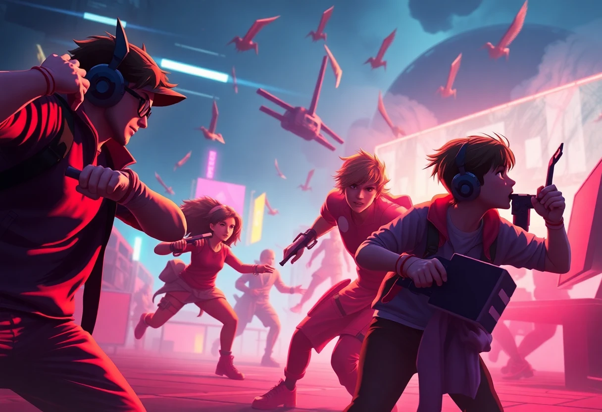 Dynamische mobile Spielszene