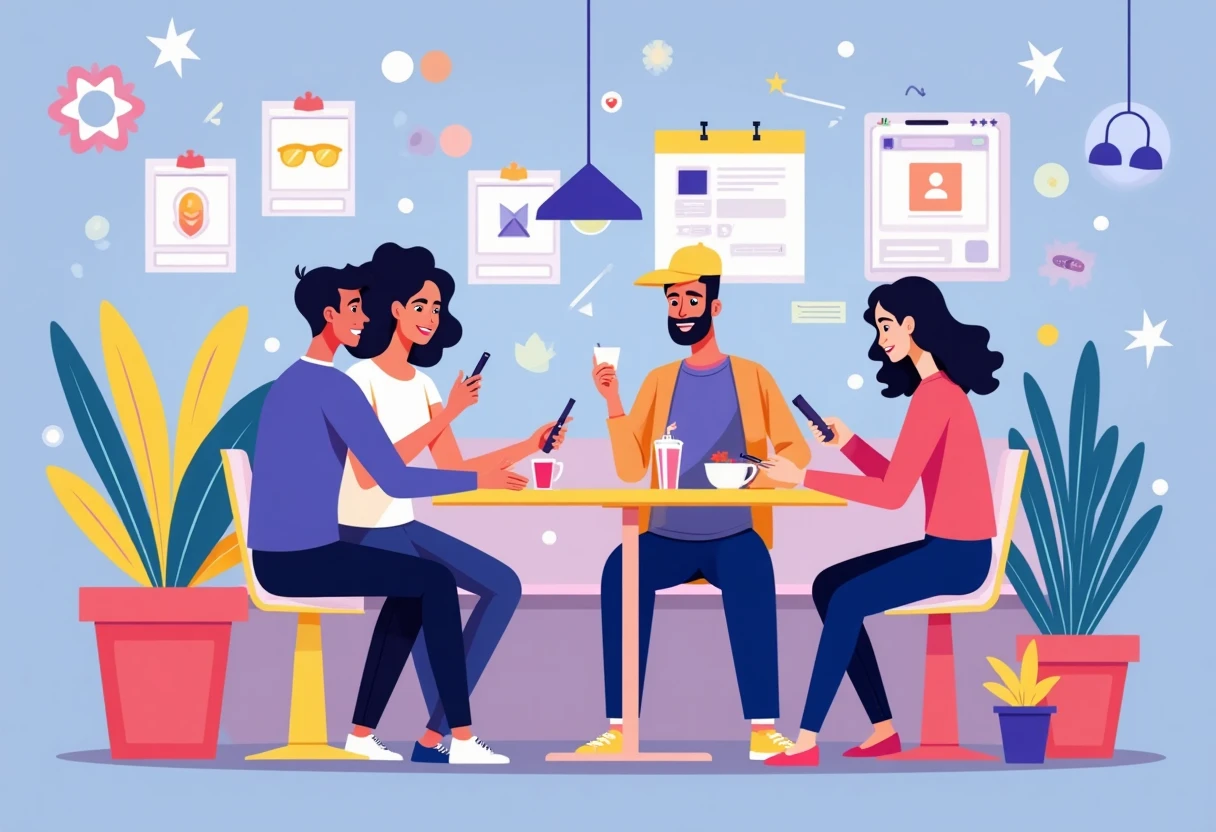 Connexions significatives grâce aux applications sociales
