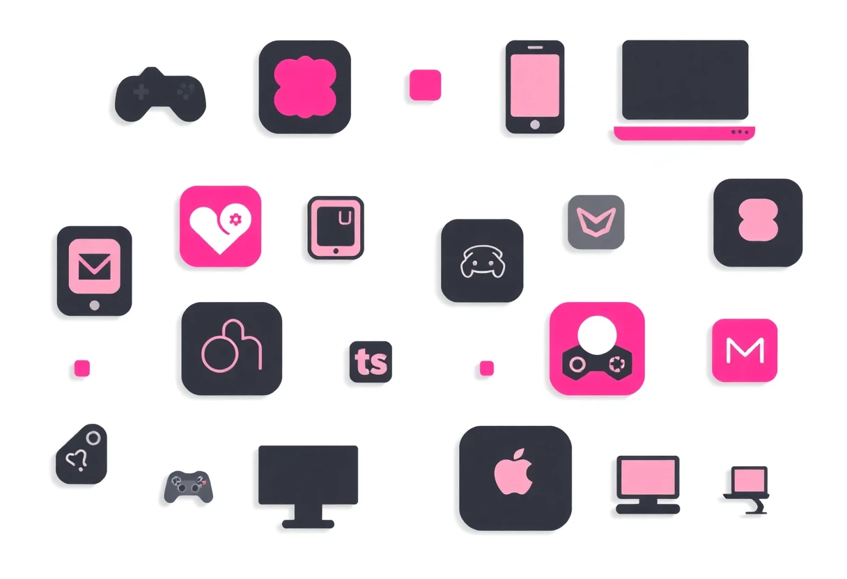 Illustration d'applications de productivité