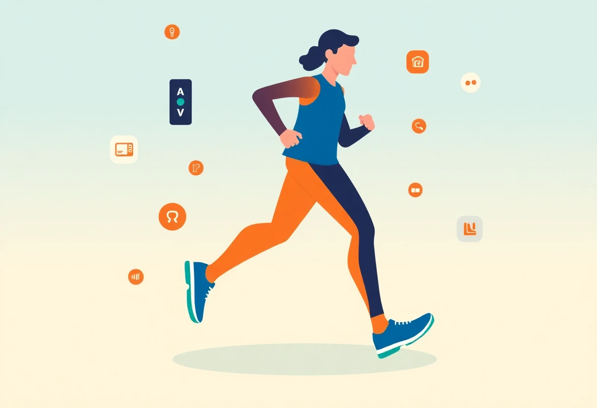 Illustration de suivi de la condition physique