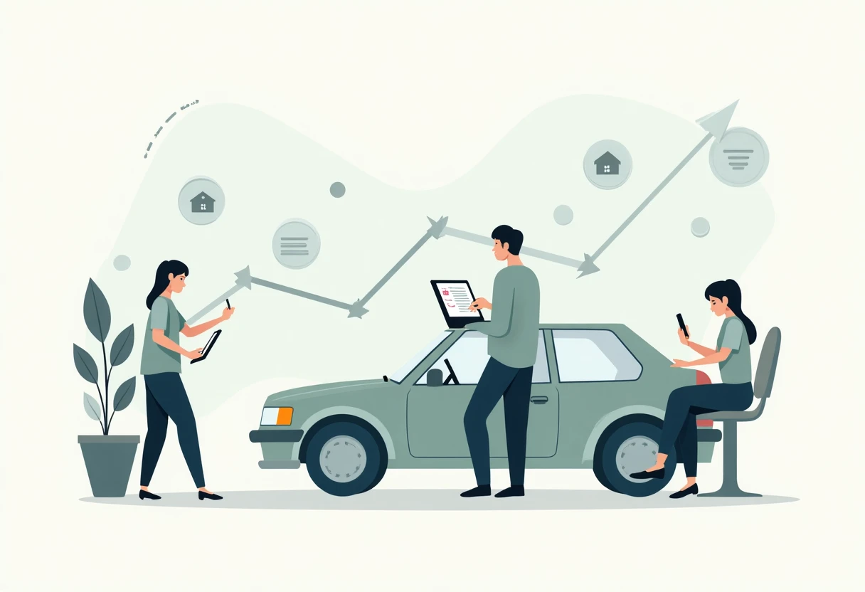 Tech-savvy car loan application
