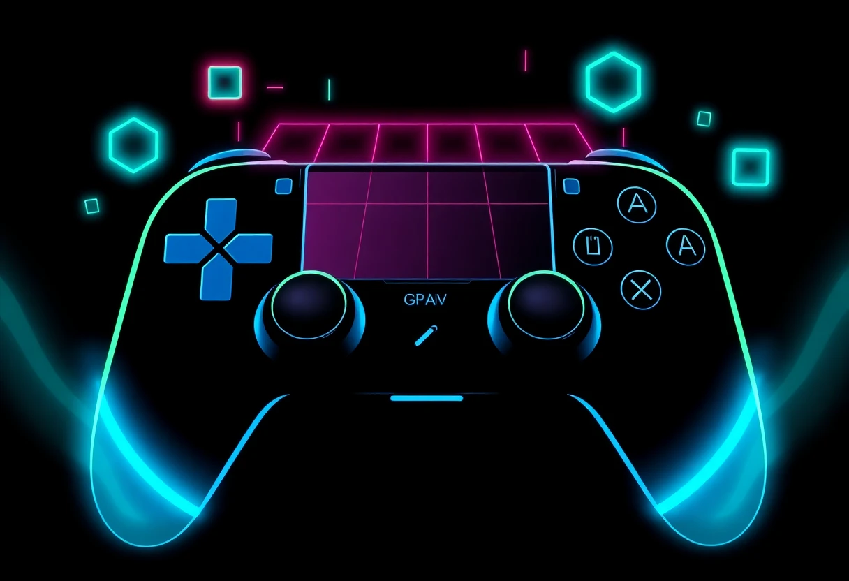 Stylizowane przedstawienie gier mobilnych