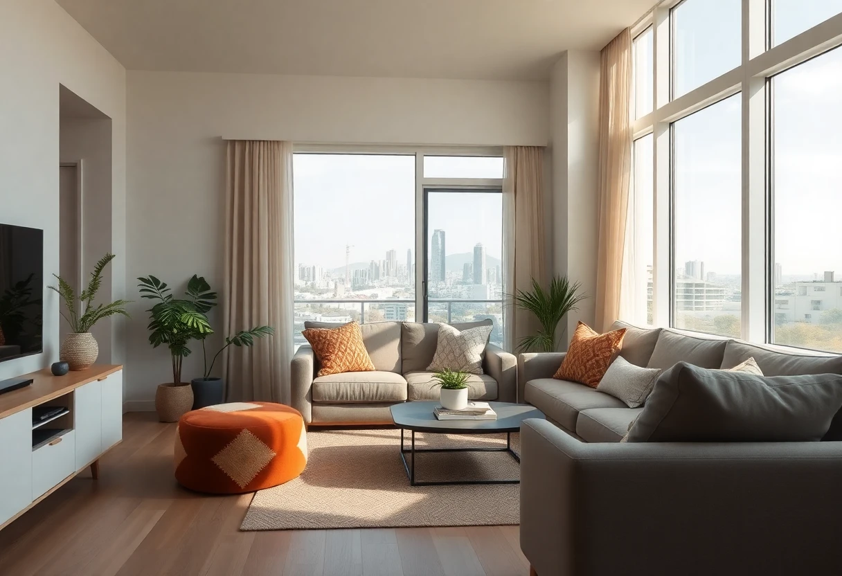 Auckland apartment with a city view