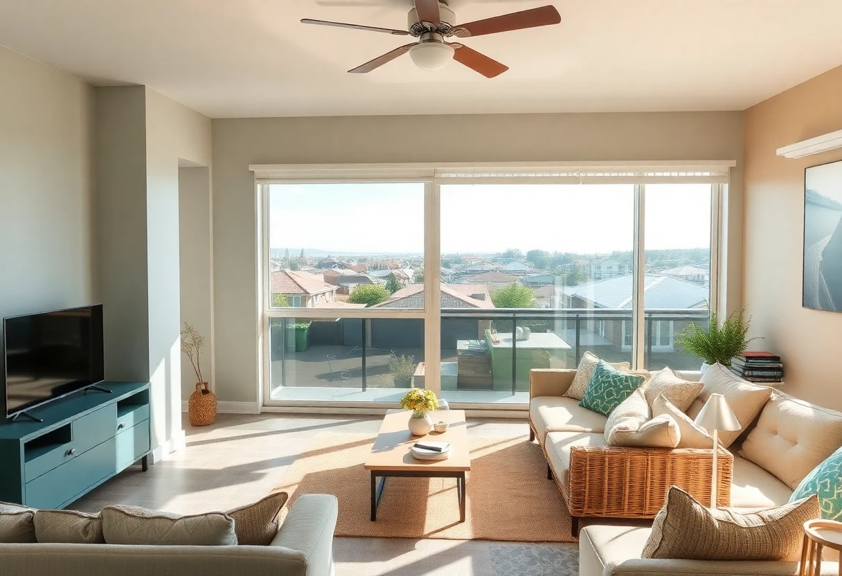 West Auckland apartment with balcony